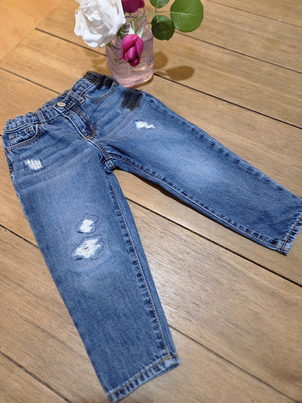GAP Distressed Blue Kids Jeans